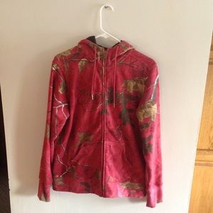 Carhartt autumn zip-up jacket with hood